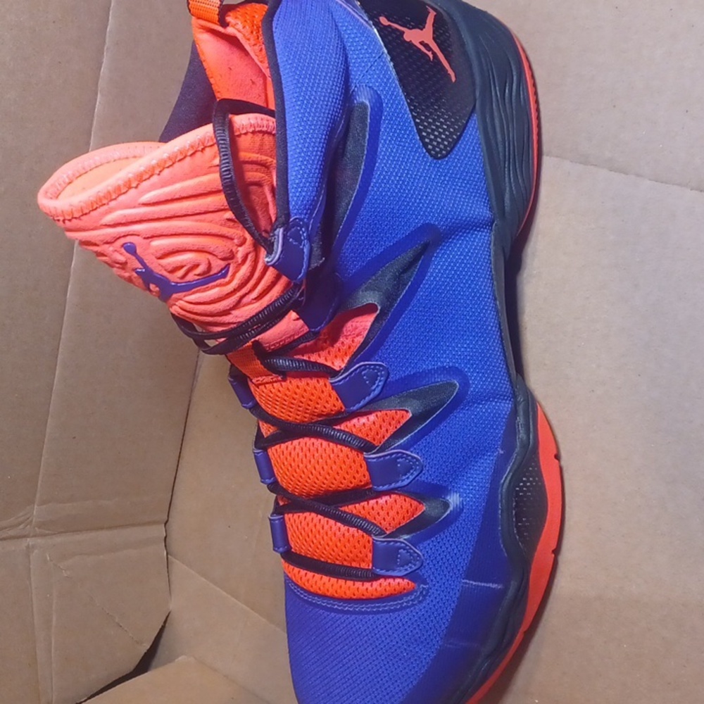Dark Purple and Infrared Air Jordan 28 Raptors 2014